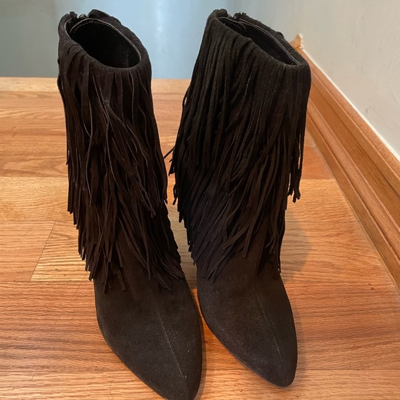 Zara suede fringe booties - Picture 4 of 5